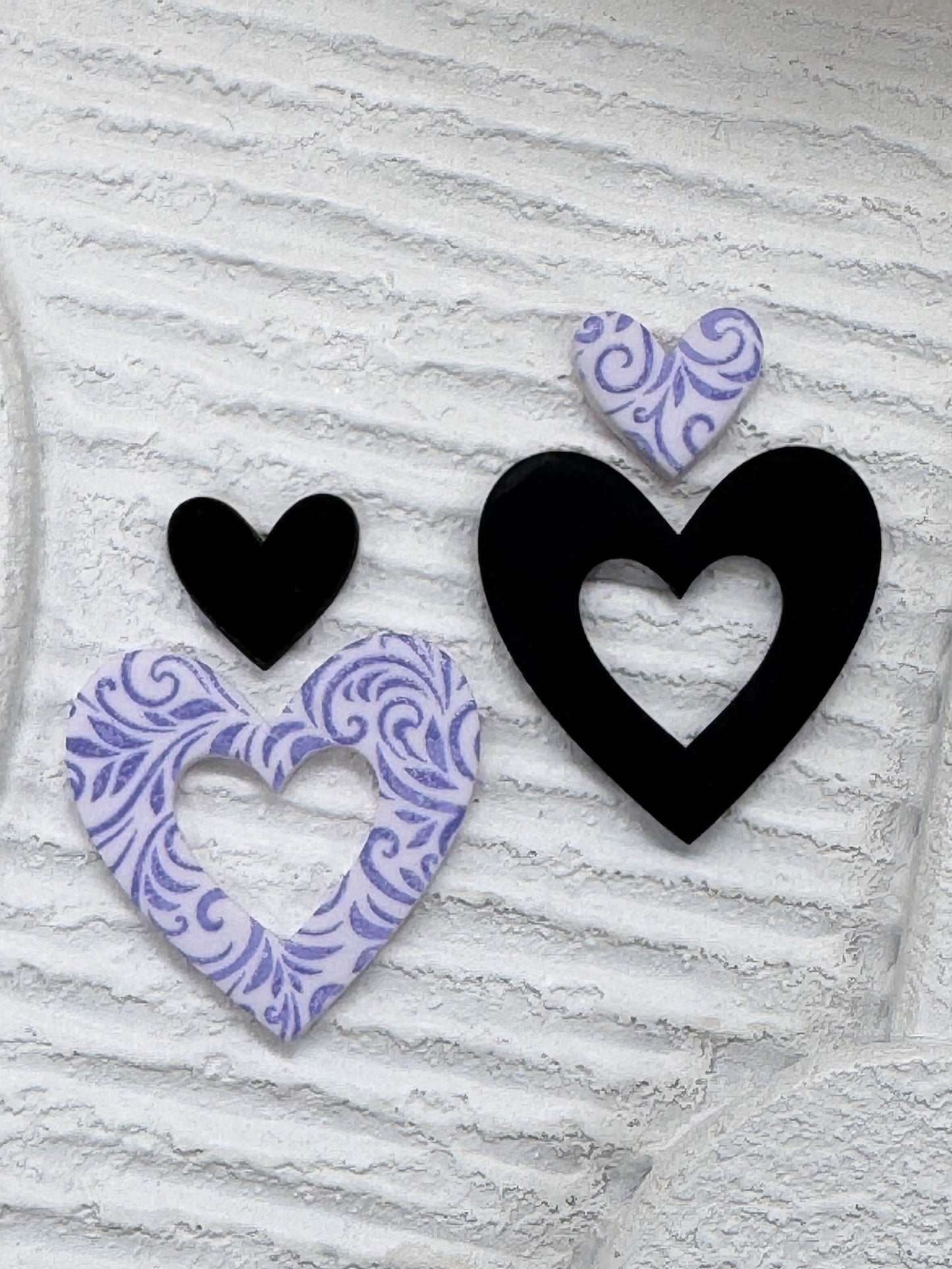 Queen of Hearts - Purple Swirls
