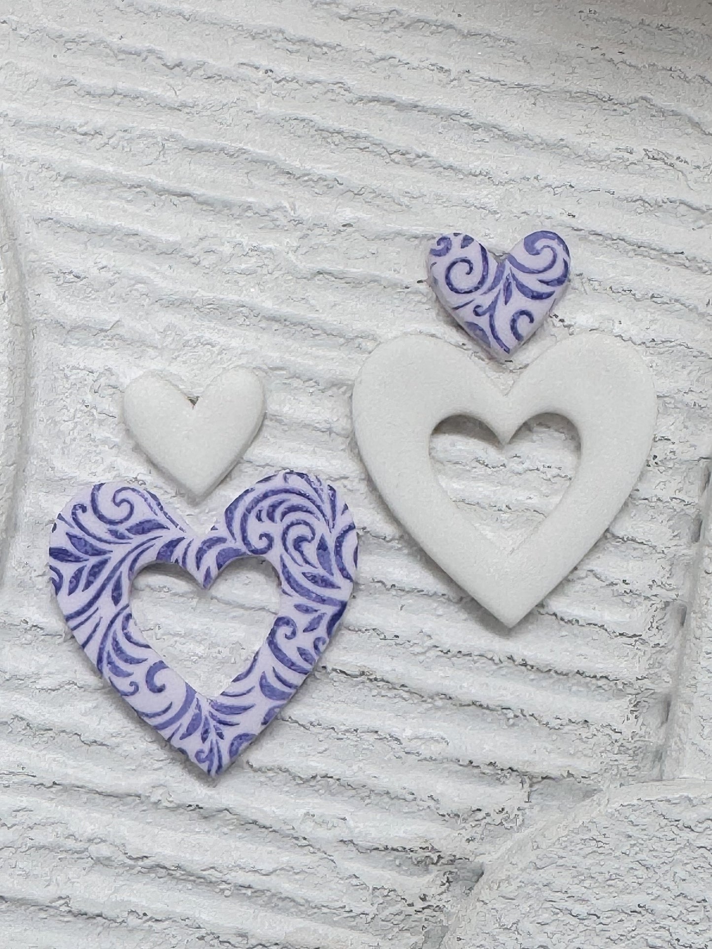 Queen of Hearts - Purple Swirls